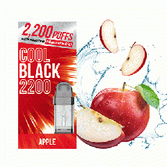 Cool Black 2200 POD Apple (アップル) Salt Nicotine