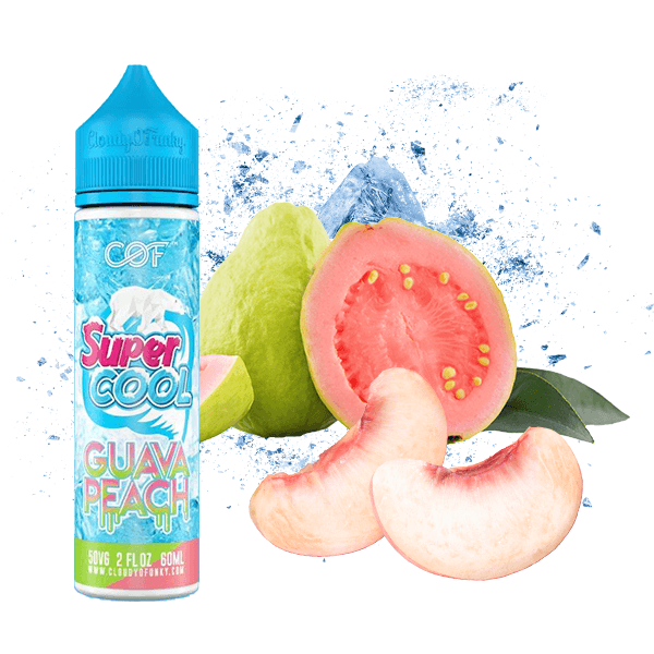 COF Super Cool Guava Peach 60ml (グアバ、ピーチ、強い清涼感)